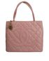 Chanel Vintage Medallion Tote, &pound;1,950, Handbags, Pink, Caviar Leather, Front view